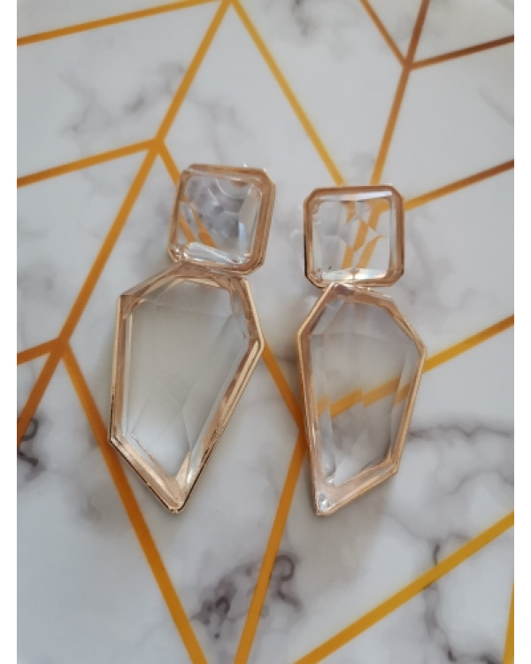 Массивные серьги Cristall