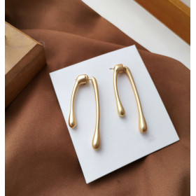 Сережки подвійні fashion matte-foto7