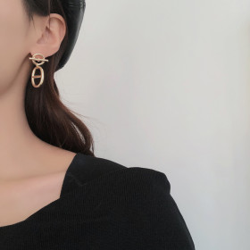 Сережки овал ланцюги-foto6
