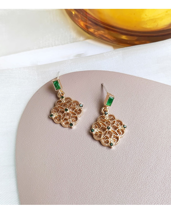 Сережки ажур green