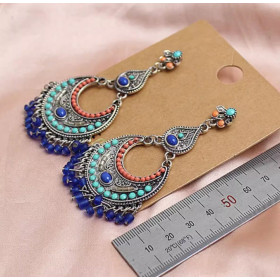 Этно серьги с подвесками бренд бижутерия уценка-foto3