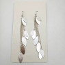 Сережки висюльки красиві сріблясті