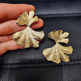 Сережки ginkgo biloba листя гінкго тренд-foto4