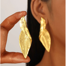 gold leaf сережки уцінка