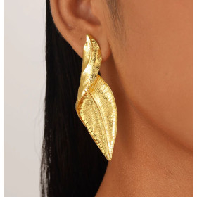 gold leaf сережки уцінка-foto4