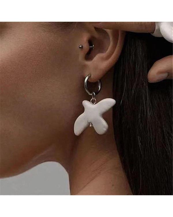 Серьги птицы горлицы белые птички уценка