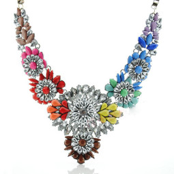 Колье с камнями "Rainbow"-foto8