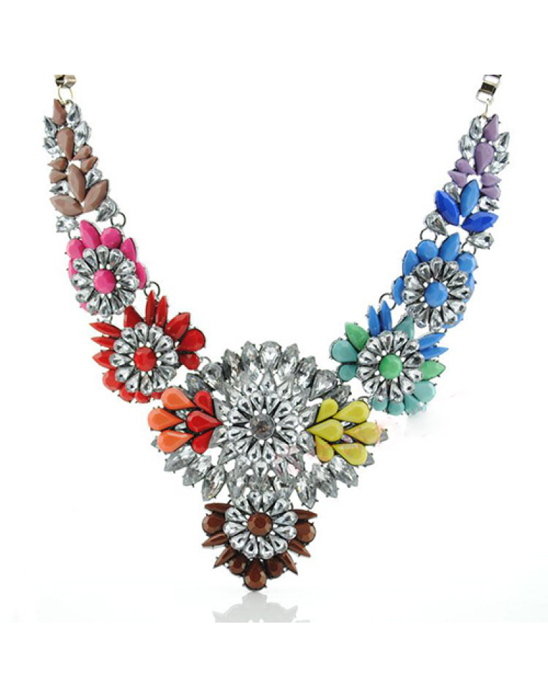 Колье с камнями "Rainbow"-foto8