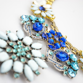 Колье с камнями " Blue"-foto3