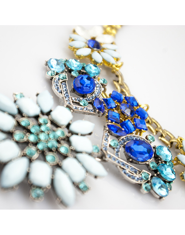 Колье с камнями " Blue"-foto3