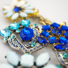 Колье с камнями " Blue"-foto4