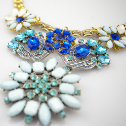 Колье с камнями " Blue"-foto9
