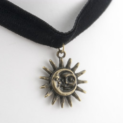 Бархотка чокер  "Sun and Moon"