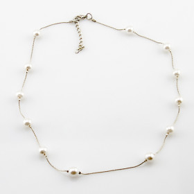 Колье невидимка  "Pearl drop"-foto4