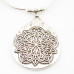 Кулон на ожерелье "Pendant silver pattern"  подвеска здесь – нежное переплетение металлических нитей