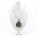 Кулон на ожерелье "Pendant silver pattern"  подвеска здесь – нежное переплетение металлических нитей