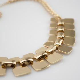 Колье из цепей "Gold symbol", Уценка-foto3