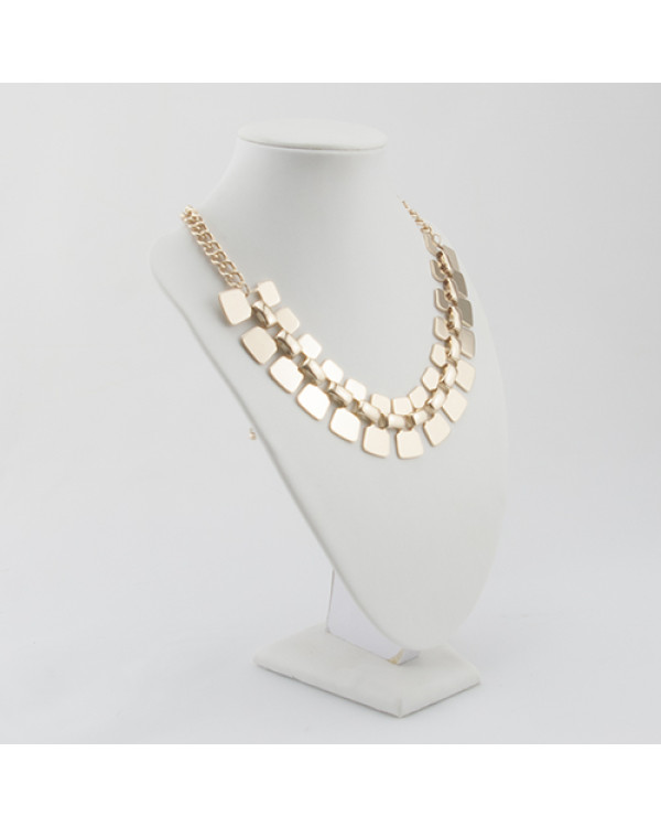 Колье из цепей "Gold symbol", Уценка
