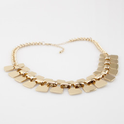 Колье из цепей "Gold symbol", Уценка-foto5