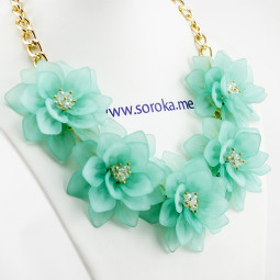 Колье "Мятное лето"-foto3
