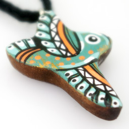 Кулон ручной работы "Wood&art_Bird"-foto4