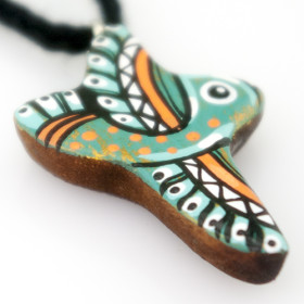 Кулон ручной работы "Wood&art_Bird"-foto4