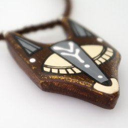 Кулон ручной работы "Wood&art_Wolf"-foto3