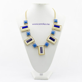 Колье массивное Blue Geometry-foto4