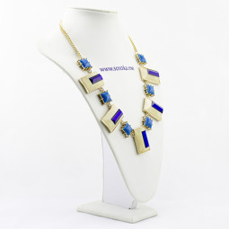 Колье массивное Blue Geometry-foto5