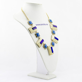 Колье массивное Blue Geometry-foto5
