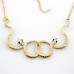 Колье Змеи, gold