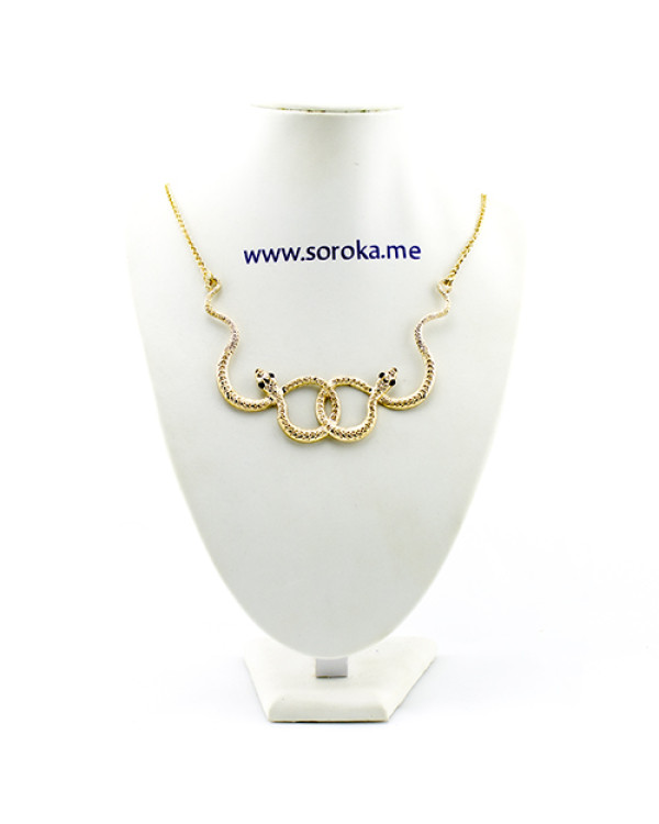 Колье Змеи, gold