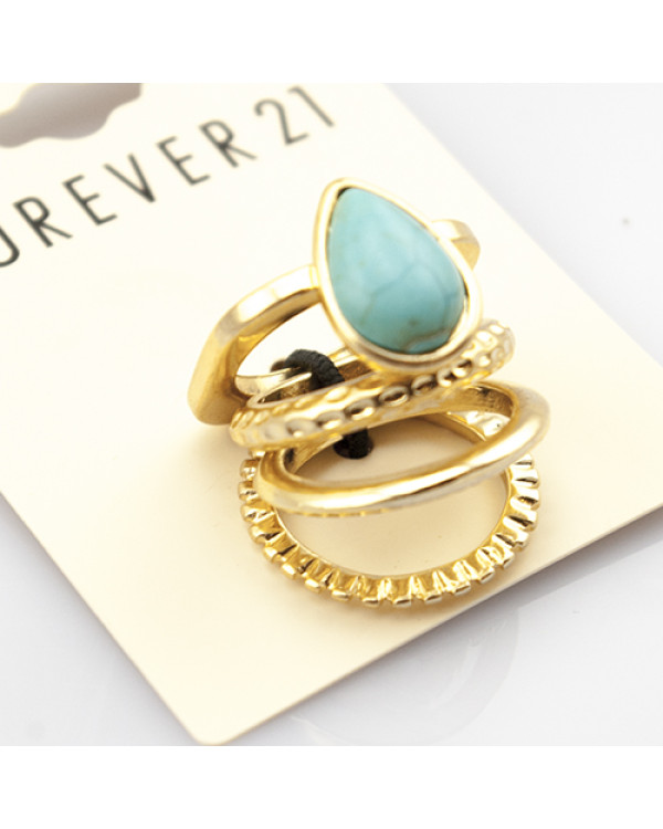 Набор колец "Forever", 4шт