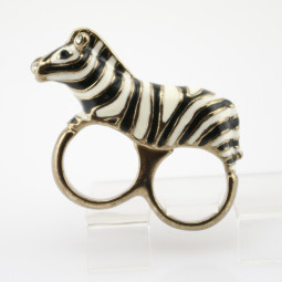 Кольца на 2 пальца Zebra-foto3