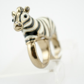 Кольца на 2 пальца Zebra-foto2