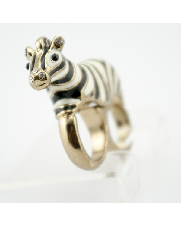 Кольца на 2 пальца Zebra