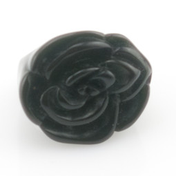 Кольцо "Black rose", 16