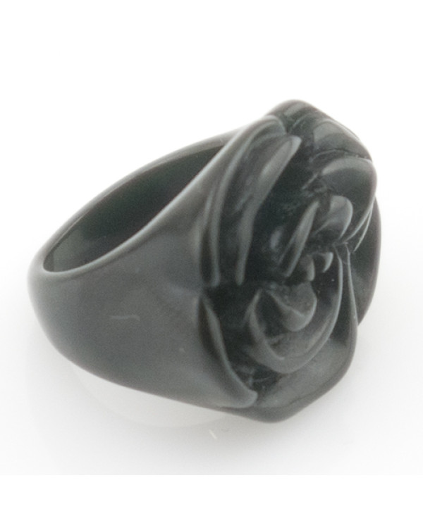 Кольцо "Black rose", 17р Распродажа