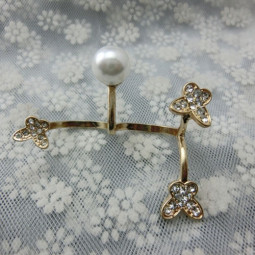 Кольцо бижутерия "Pearl Butterfly"-foto6