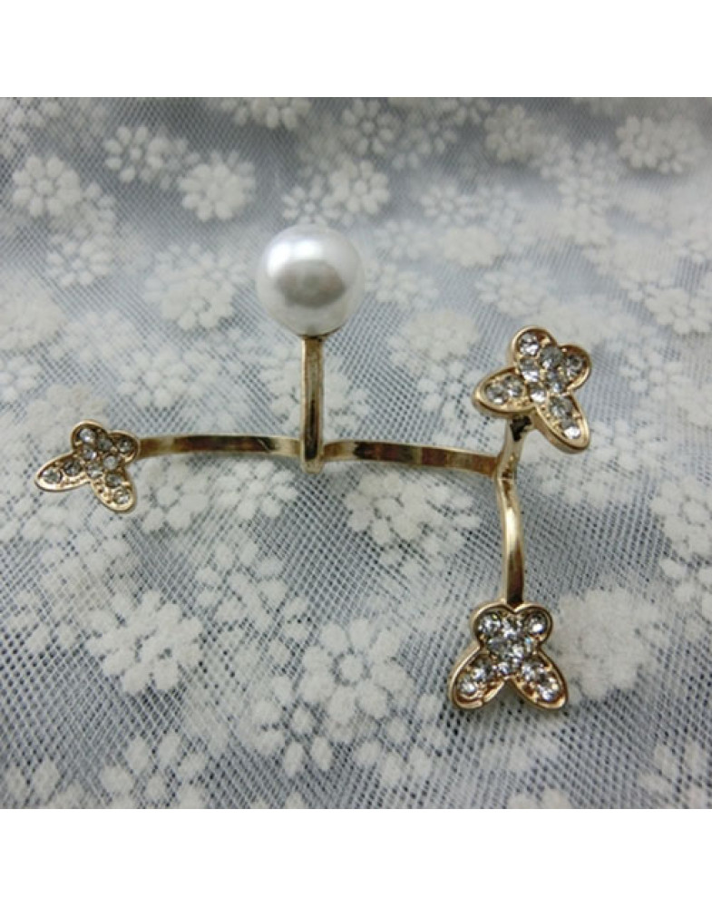 Кольцо бижутерия "Pearl Butterfly"-foto6