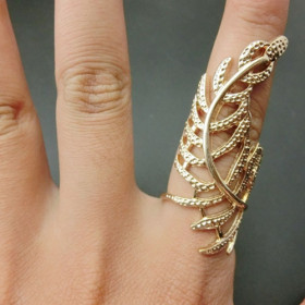 Кольцо "Gold Leaf"-foto5