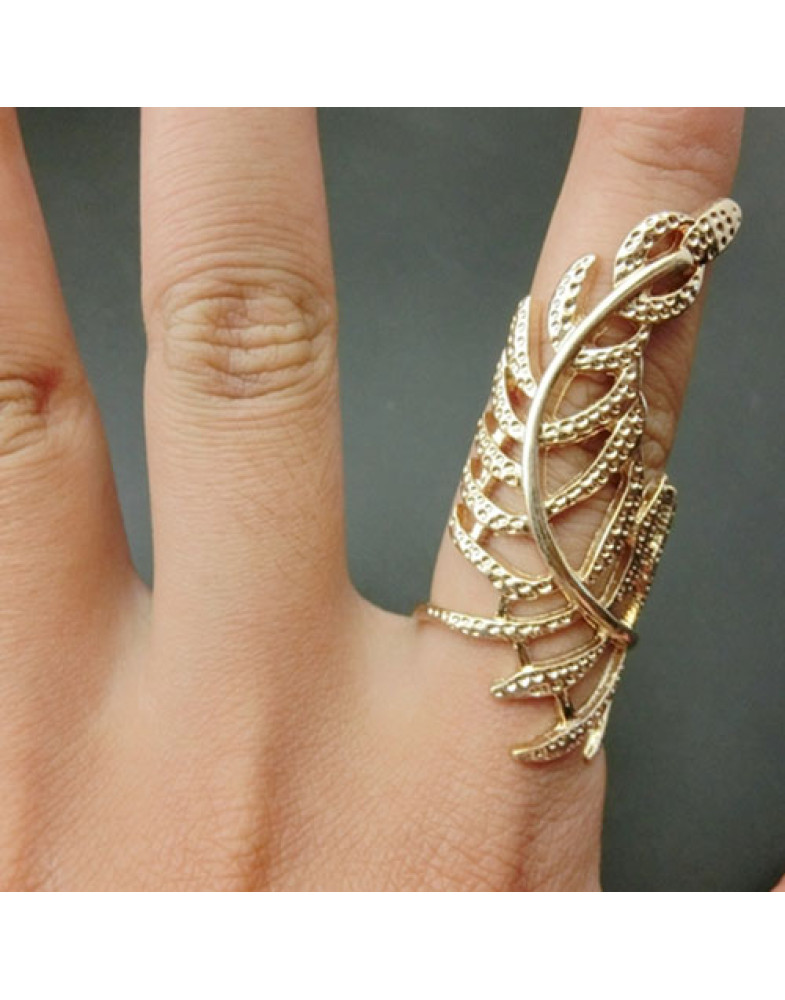 Кольцо "Gold Leaf"-foto5
