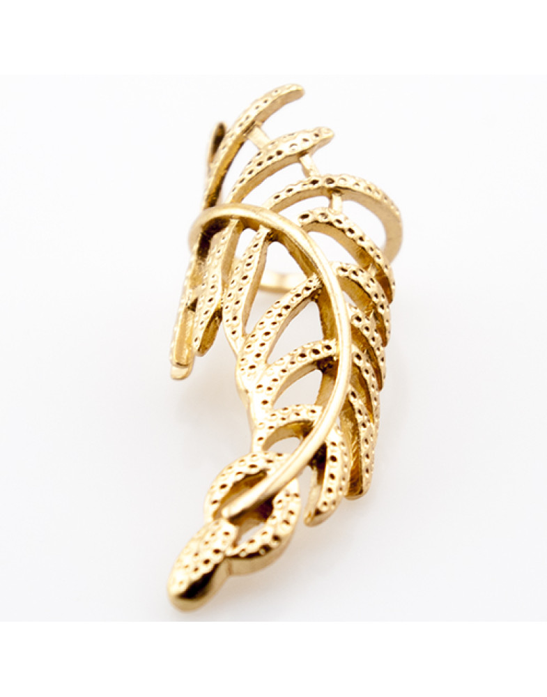 Кольцо "Gold Leaf"-foto6