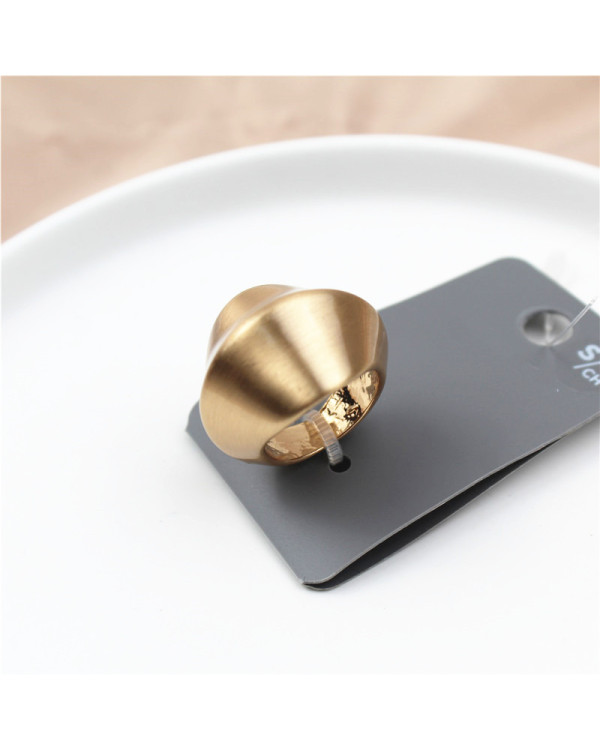 Matte gold кільце широке матове бренд