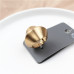 Matte gold кільце широке матове бренд