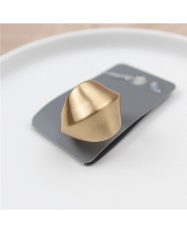 Matte gold кільце широке матове бренд