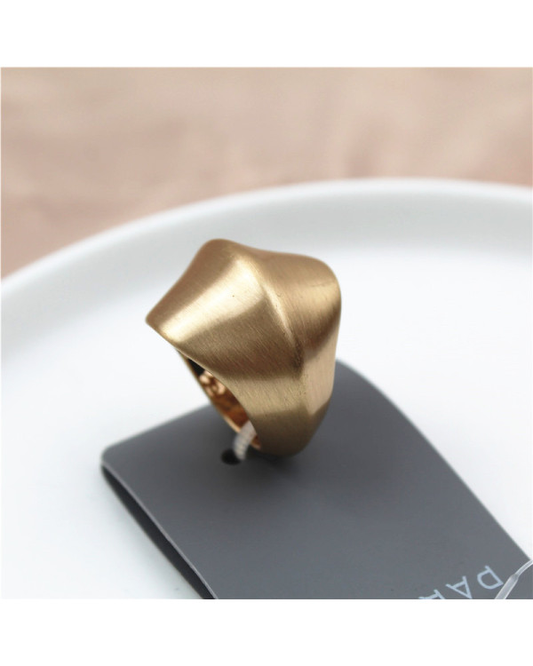 Matte gold кільце широке матове бренд