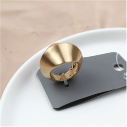 Matte gold кільце широке матове бренд-foto5