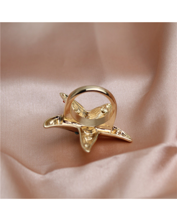 Коктейльне кільце з камінням Sea Star