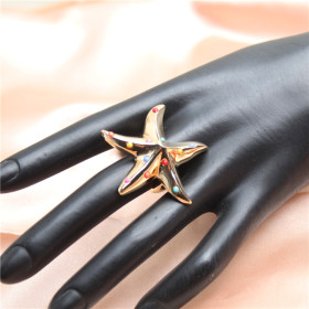 Коктейльное кольцо с камнями Sea Star-foto3